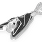 1.00CTW Upside Down Hanging Bat Pendant  customdiamjewel   