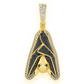 1.00CTW Upside Down Hanging Bat Pendant  customdiamjewel   