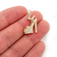 1.25CTW High Heel Platform Shoe Cluster Pendant  customdiamjewel   