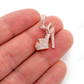 1.25CTW High Heel Platform Shoe Cluster Pendant  customdiamjewel   