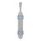 3.00CTW  Large Skateboard Pendant  customdiamjewel   
