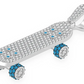 3.00CTW  Large Skateboard Pendant  customdiamjewel   