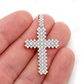 5.50CTW Cluster Diamond Cross Pendant  customdiamjewel   