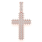 5.50CTW Cluster Diamond Cross Pendant  customdiamjewel   
