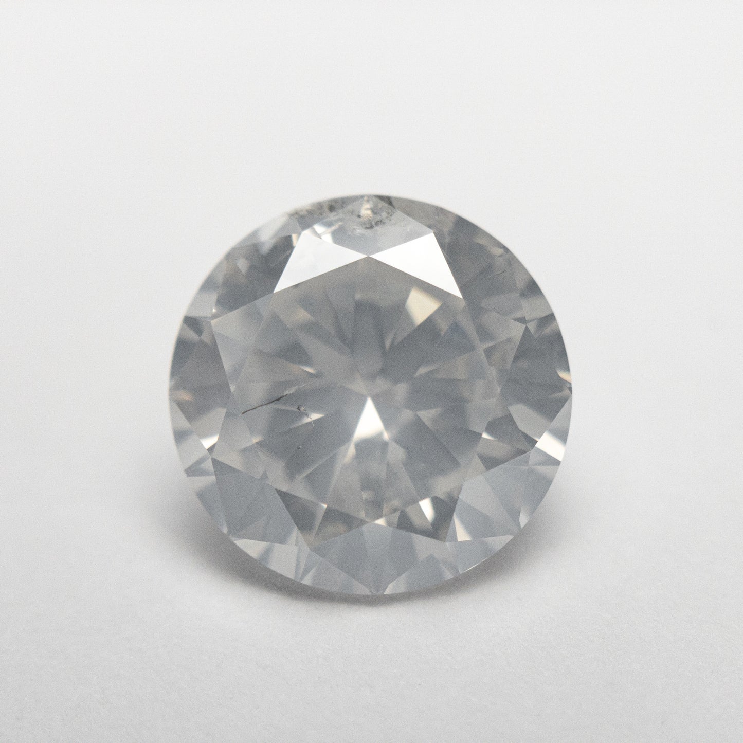 3.84CT Moissanite Polished Round Diamond