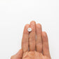 3.84CT Moissanite Polished Round Diamond