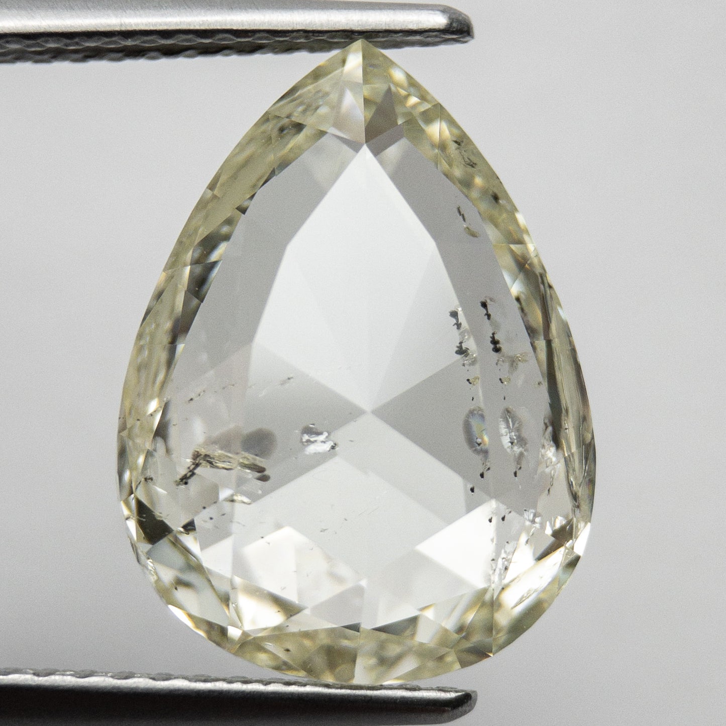 5.90CT Yellow Pear Solitaire Moissanite Diamond  customdiamjewel   
