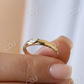 0.15CTW Bezel Setting Marquise Lab Grown Diamond Solitaire Ring  customdiamjewel   
