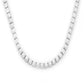 Unique Round diamond Tennis Necklace Jewelry  customdiamjewel   