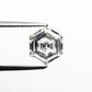 1.02CT Fancy Hexagon Cut Moissanite Polished Diamond  customdiamjewel   