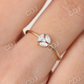 0.16CTW Marquise Cut Cluster Lab Grown Diamond Engagement Ring  customdiamjewel   