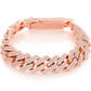 Moissanite Diamond Cuban Link Bracelet For Men  customdiamjewel   