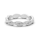 0.55CTW Natural Diamond Infinity Twisted Wedding Band  customdiamjewel 10KT White Gold VVS-EF