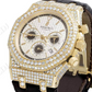 Yellow Gold Men's 39 MM Audemars Piguet Diamond Watch (12.5 CTW)