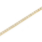 Trendy Baguette & Round Diamond Edge Link Bracelet  customdiamjewel   