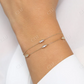 14K Gold Natural Diamond Delicate Bracelet For Women  customdiamjewel   