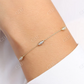 14K Gold Natural Diamond Delicate Bracelet For Women  customdiamjewel   