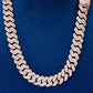 Baguette Diamond Miami Cuban Link Chain Necklace  customdiamjewel   