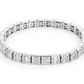 Trendy Baguette & Round Diamond Edge Link Bracelet  customdiamjewel   