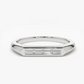 0.15CTW Unique Baguette Lab Grown Diamonds Bar setting Wedding Band  customdiamjewel 10KT White Gold VVS-EF