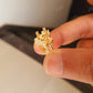 Semi Mount Ring With Curve Moissanite Wedding Band  customdiamjewel   