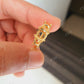 Semi Mount Ring With Curve Moissanite Wedding Band  customdiamjewel   