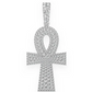 2.10CTW Double Layer Ankh Hip Hop Pendant  customdiamjewel   