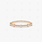 0.25CTW Lab Grown Diamond Stacking Band For Wedding  customdiamjewel 10KT Rose Gold VVS-EF