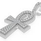 2.10CTW Double Layer Ankh Hip Hop Pendant  customdiamjewel   