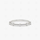 0.25CTW Lab Grown Diamond Stacking Band For Wedding  customdiamjewel 10KT White Gold VVS-EF