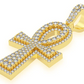 2.10CTW Double Layer Ankh Hip Hop Pendant  customdiamjewel   
