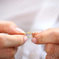 Single Natural Diamond Evil Eye Stacking Wedding Ring  customdiamjewel   