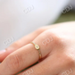 0.03 CTW Eyes Shape Lab Grown Diamond Round Cut Wedding Ring  customdiamjewel   
