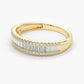 0.75CTW Baguette And Round Cut Natural Diamond Cocktails Wedding Band  customdiamjewel   