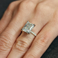 Radiant Cut Moissanite Engagement Ring