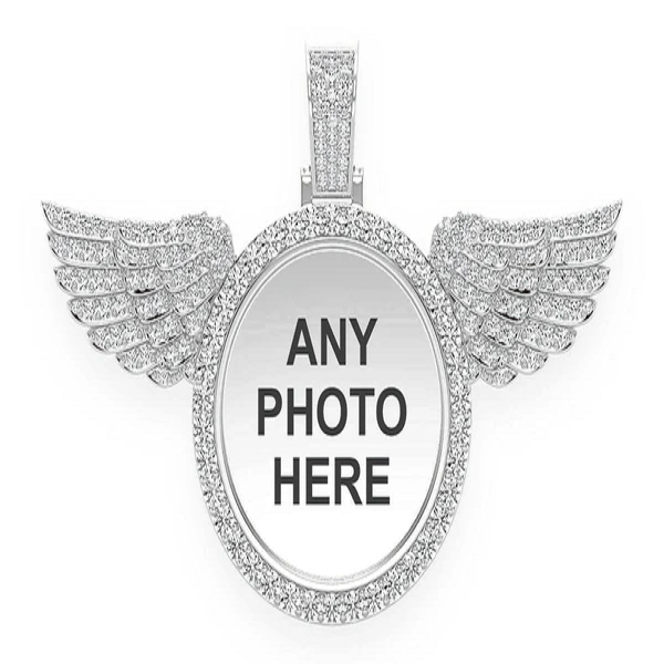 6.33CTW Wings Picture Memory Pendant
