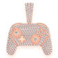 3.00CTW Video Game Controller Pendant  customdiamjewel   