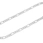 Diamond Figaro Link Chain Hip Hop Necklace  customdiamjewel   