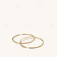 Large Thin Gold Hoop Earrings  customdiamjewel   