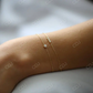 0.11CTW Moissanite Dainty Solitaire Diamond Bracelet  customdiamjewel   