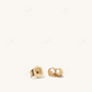 Minimalist Gold Bar Stud Earring
