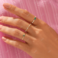0.27CTW Round Diamond Beaded Ball Eternity Wedding Ring  customdiamjewel   