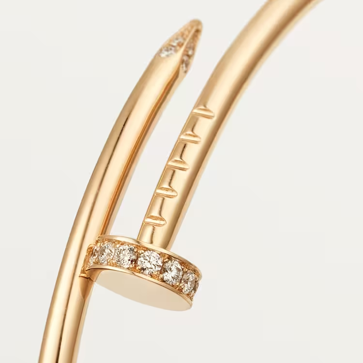 Cartier Juste en Clou Moissanite Bracelet  customdiamjewel   