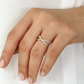 0.53CTW X Cross Lab Grown Diamond Cluster Wedding Band  customdiamjewel   