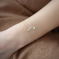 0.11CTW Moissanite Dainty Solitaire Diamond Bracelet  customdiamjewel   