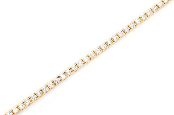 3.75CTW Prong Set Diamond Tennis Bracelet  customdiamjewel   