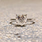 Solitaire Heart Cut Moissanite Engagement Ring
