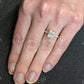 14k Rose Gold Radiant Cut Moissanite Engagement Ring
