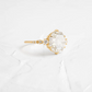 4.30CT Classic Round Rose Cut Moissanite Engagement Ring  customdiamjewel   