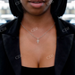 0.05CTW Angled Cross Diamond Pendant  customdiamjewel   